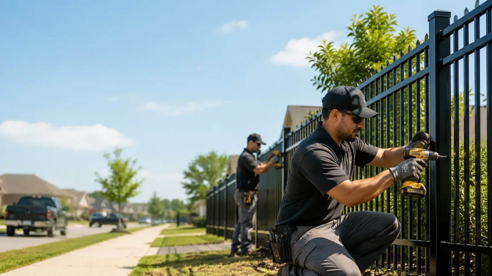 Metal Fence Installation in Banquete, TX